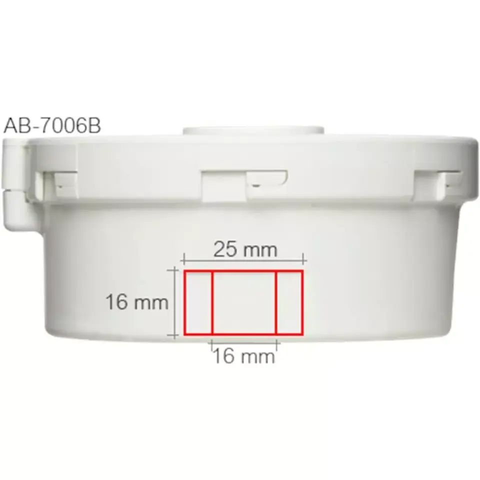 AlteBox-Click 120mm, Kanal Giriş, Beyaz Kamera Buatı