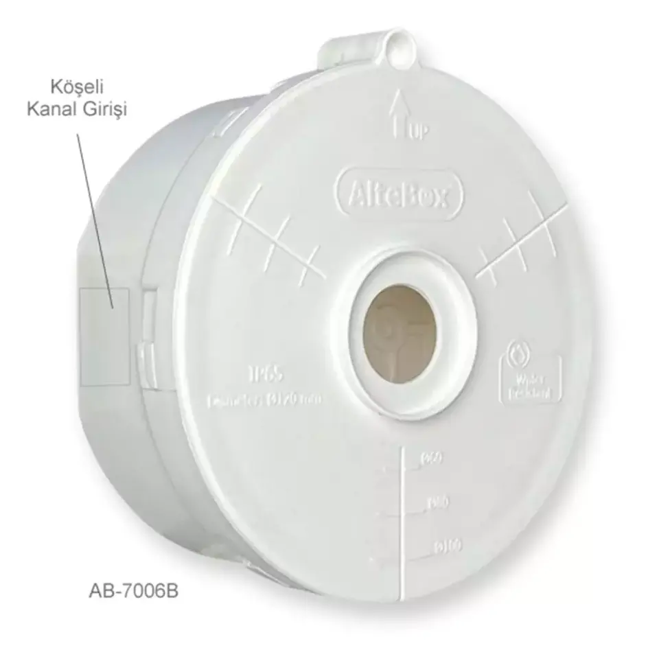 AlteBox-Click 120mm, Kanal Giriş, Beyaz Kamera Buatı